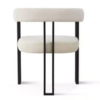 Set tavolo da pranzo allungabile da 120-210 cm per 4 persone, tavolo nero e 4 sedie da pranzo imbottite in velluto con gambe in metallo, stile moderno