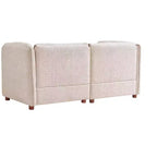 Divano sezionale a 2 posti moderno imbottito in bouclé Dominika 66'' di Christopher Knight Home