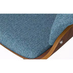 Tabouret de bar pivotant réglable Caylor Mid Century Modern de 34 pouces