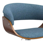 Tabouret de bar pivotant réglable Caylor Mid Century Modern de 34 pouces