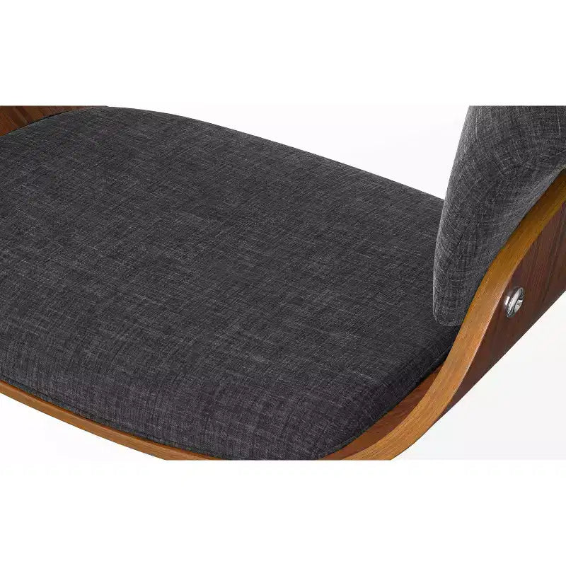 Tabouret de bar pivotant réglable Caylor Mid Century Modern de 34 pouces
