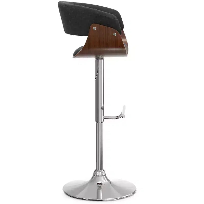 Tabouret de bar pivotant réglable Caylor Mid Century Modern de 34 pouces