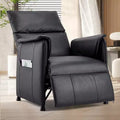 Electric Recliner Chair with Heat and Massage, Adjustable Single PU Leather Recliners Sofa,Theater Seating &Armchair for Living Room/Office