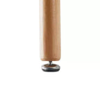 Tavolo da Pranzo Estensibile con Gambe in Legno e Piano in MDF, 100/140/180x100x75cm, per Sala da Pranzo, Ufficio o Tavolino da Caffè
