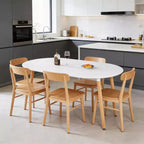 Tavolo da Pranzo Estensibile con Gambe in Legno e Piano in MDF, 100/140/180x100x75cm, per Sala da Pranzo, Ufficio o Tavolino da Caffè