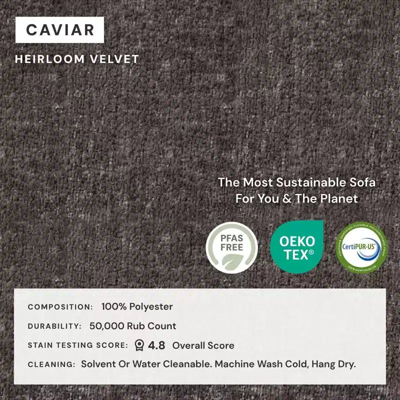 Divano angolare componibile a 5 posti Anabei lavabile con pouf | Seduta Deluxe+ e cuscino Cloud
