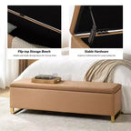 Panca portaoggetti Amalia con due pouf e motivi a trama a diamante|ART OF LIVING DESIGNS