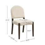 Christopher Knight Home Sarita, set da 5 pezzi moderno da pranzo con sedie imbottite in legno di gomma