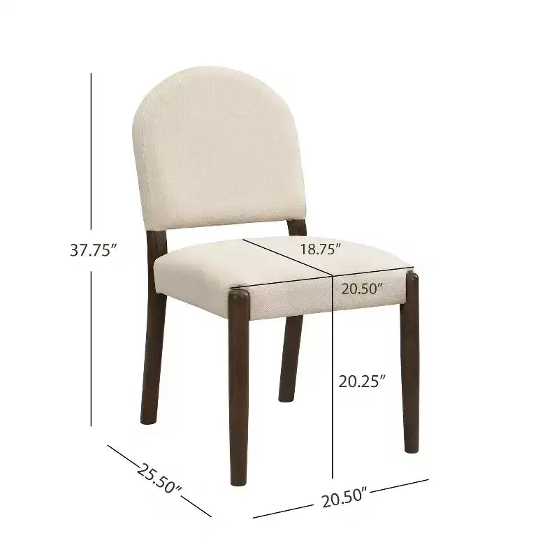 Christopher Knight Home Sarita, set da 5 pezzi moderno da pranzo con sedie imbottite in legno di gomma