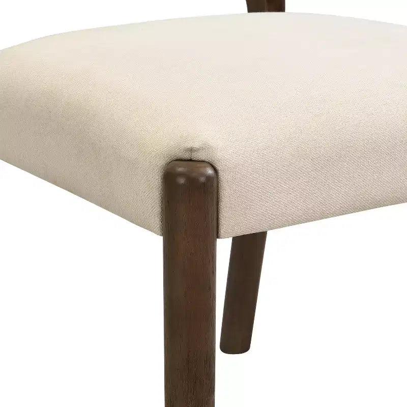 Christopher Knight Home Sarita, set da 5 pezzi moderno da pranzo con sedie imbottite in legno di gomma