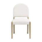 Christopher Knight Home Sarita, set da 5 pezzi moderno da pranzo con sedie imbottite in legno di gomma