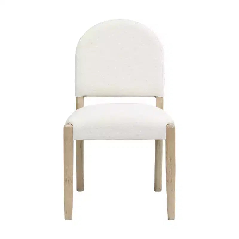 Christopher Knight Home Sarita, set da 5 pezzi moderno da pranzo con sedie imbottite in legno di gomma