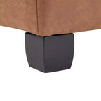 Pouf contenitore in similpelle quadrato da 89 cm con coperchio sollevabile, contenitore nascosto, per soggiorno o camera da letto