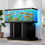 Mobile per acquario moderno in legno Logan di GDFStudio con presa di corrente e armadietto