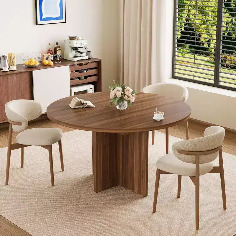 Tavolo da pranzo per 4-8 persone, tavolo da pranzo ovale moderno da cucina con prolunghe rimovibili, tavolo da pranzo per sala da pranzo, cucina, soggiorno