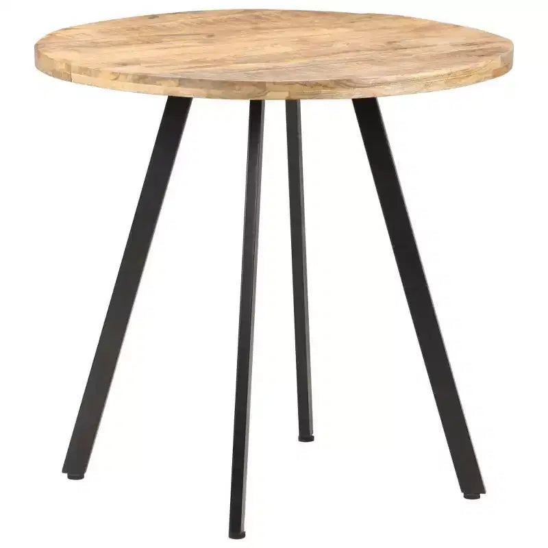 vidaXL Round Dining Table - Industrial Style