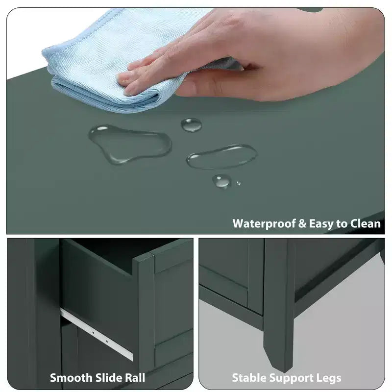 Cassettiera a 6 cassetti per camera da letto, Comò in legno da 120 cm con pomelli in metallo, Porta TV, Organizzatore per vestiti per camera da letto, Marrone