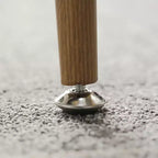 Sgabello da Bar Moderno ad Altezza Bancone con Schienale, Sgabello da Cucina senza Braccioli con Altezza Seduta di 65 cm e Gambe in Metallo con Finitura Naturale - Panipeachy