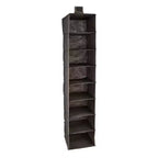 ClosetMaid 3145400 8 Shelf Cubby Wire Frame Hanging Closet Nonwoven Fabric Bedroom Bathroom Kitchen Garage Storage Organizer, Brown