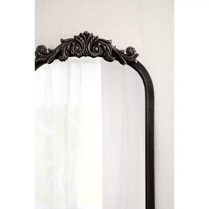 Specchio ad arco tradizionale Kate and Laurel Arendahl, nero, 9x32