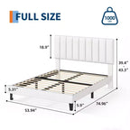 Letto imbottito con piattaforma e testiera trapuntata regolabile, struttura del letto matrimoniale senza rumore, robuste doghe in legno, non è necessaria la rete a molle. Disponibile in versione singola