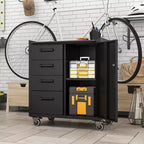 Armoire de rangement d'outils en métal avec roulettes, Armoire de rangement d'outils pour garage, Solutions de rangement pour la maison