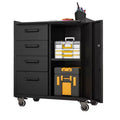 Metal Tool Storage Cabinet with Wheels, Tool Storage Cabinet for Garage, Home Organizer Solutions