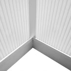 vidaXL Sgabello da Bar Marrone e Bianco Legno massello di Teak Standard Durevole