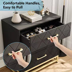 Comò a 3 cassetti per camera da letto e armadio, cassettiera alta e stretta con chiusura ammortizzata e kit antiribaltamento, organizzatore salvaspazio alto 72,9 cm