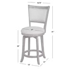 Sgabello da bar Buylateral in stile country francese, altezza bancone