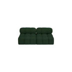 Divano modulare Meridian Furniture Ames in tessuto Bouclé verde