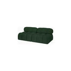 Divano modulare Meridian Furniture Ames in tessuto Bouclé verde