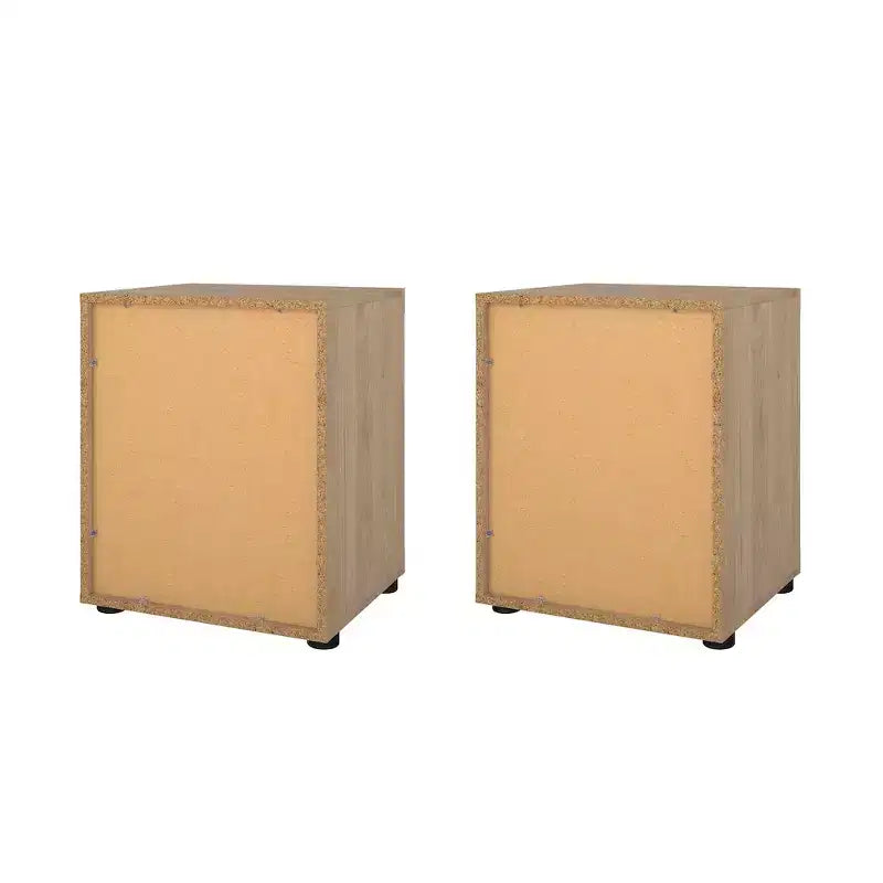Tvilum, comodino Mira a 2 cassetti - set da 2, Jackson Hickory