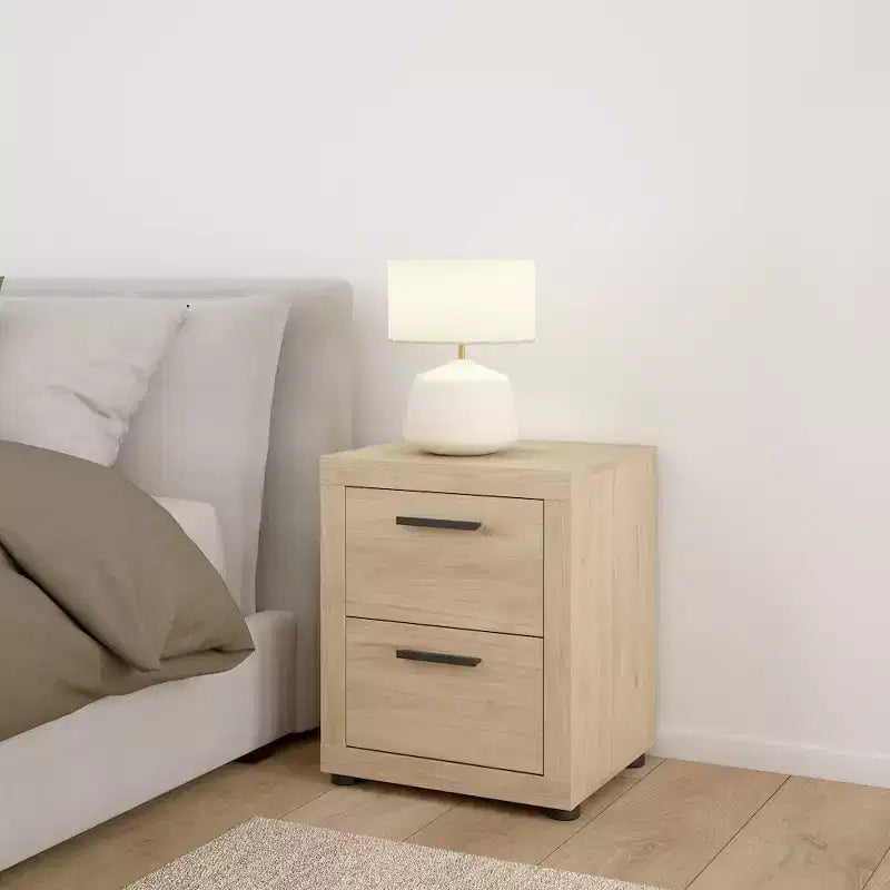 Tvilum, comodino Mira a 2 cassetti - set da 2, Jackson Hickory