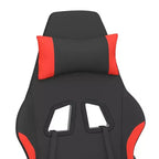 vidaXL Sedia da gaming Nera e crema in tessuto (100% poliestere), Metallo, Legno multistrato