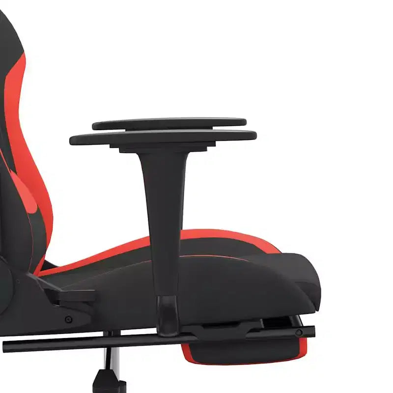 vidaXL Sedia da gaming Nera e crema in tessuto (100% poliestere), Metallo, Legno multistrato