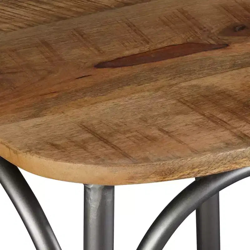 vidaXL Sedie da Pranzo 2 pz Legno Massello di Mango Standard Legno Naturale