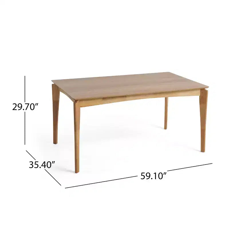 Christopher Knight Home Everett, ensemble de salle à manger 5 pièces en bois de style moderne du milieu du siècle, avec 4 fauteuils rembourrés