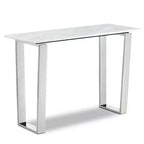 Meridian Furniture Carlton Chrome Console Table