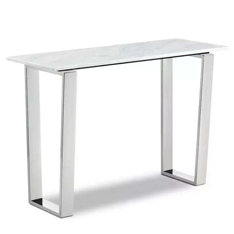 Meridian Furniture Carlton Chrome Console Table