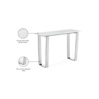 Consolle Carlton cromata Meridian Furniture