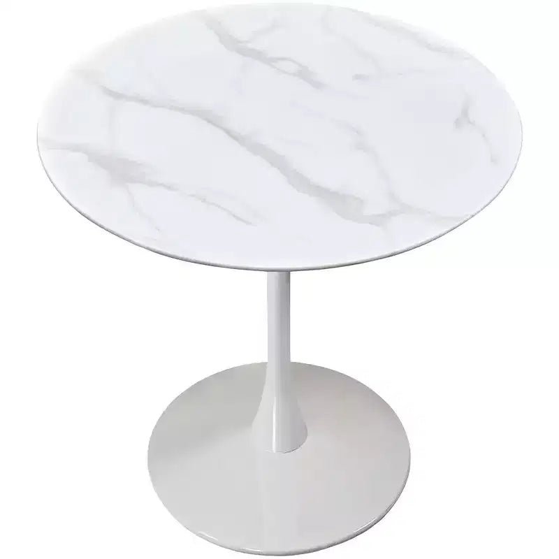 Table hauteur comptoir Tulip blanche de Meridian Furniture