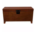 HomeRoots 39 Brown Manufactured Wood And Metal Rectangular Coffee Table