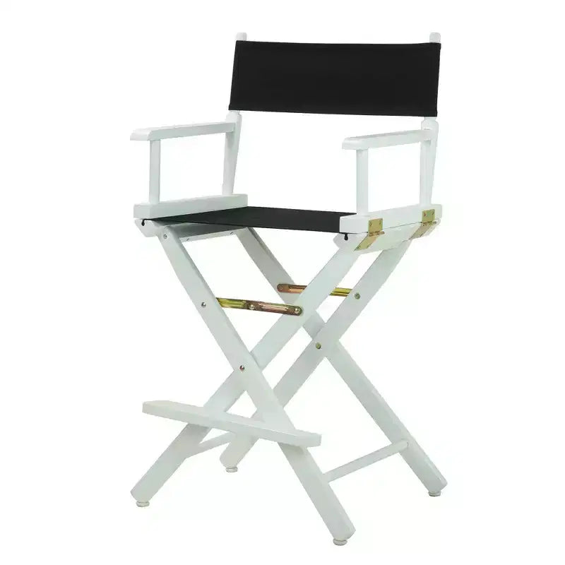 Chaise de réalisateur hauteur comptoir - Structure blanche