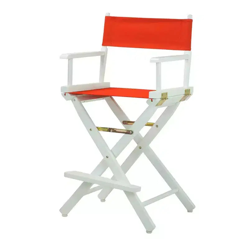 Chaise de réalisateur hauteur comptoir - Structure blanche