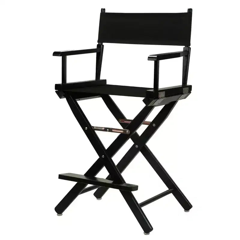Chaise de réalisateur hauteur comptoir - Cadre noir