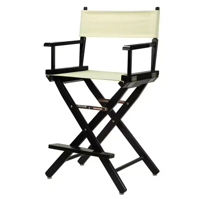 Chaise de réalisateur hauteur comptoir - Cadre noir