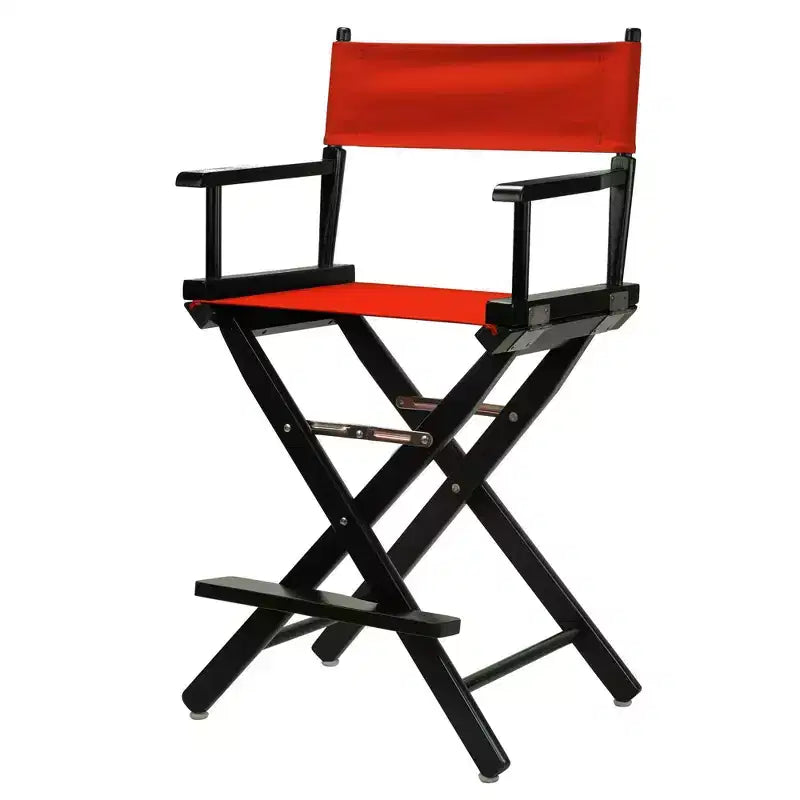 Chaise de réalisateur hauteur comptoir - Cadre noir