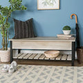 Banc de rangement relevable Paradise Hill de Middlebrook Designs