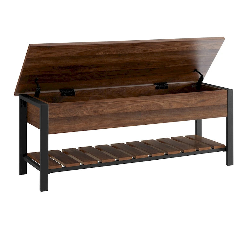 Banc de rangement relevable Paradise Hill de Middlebrook Designs